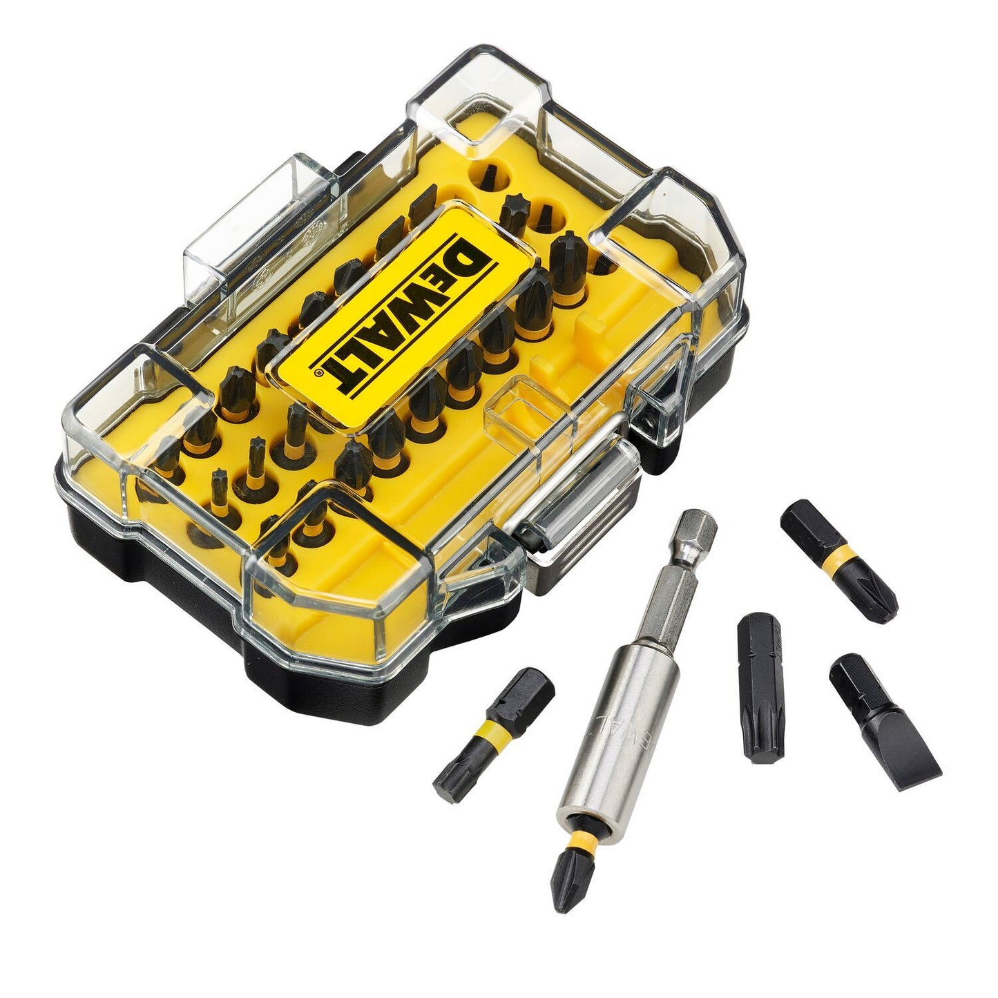 DT70523T 32-teiliges Extreme Impact Torsionsschrauben-Bit-Set in Kassette