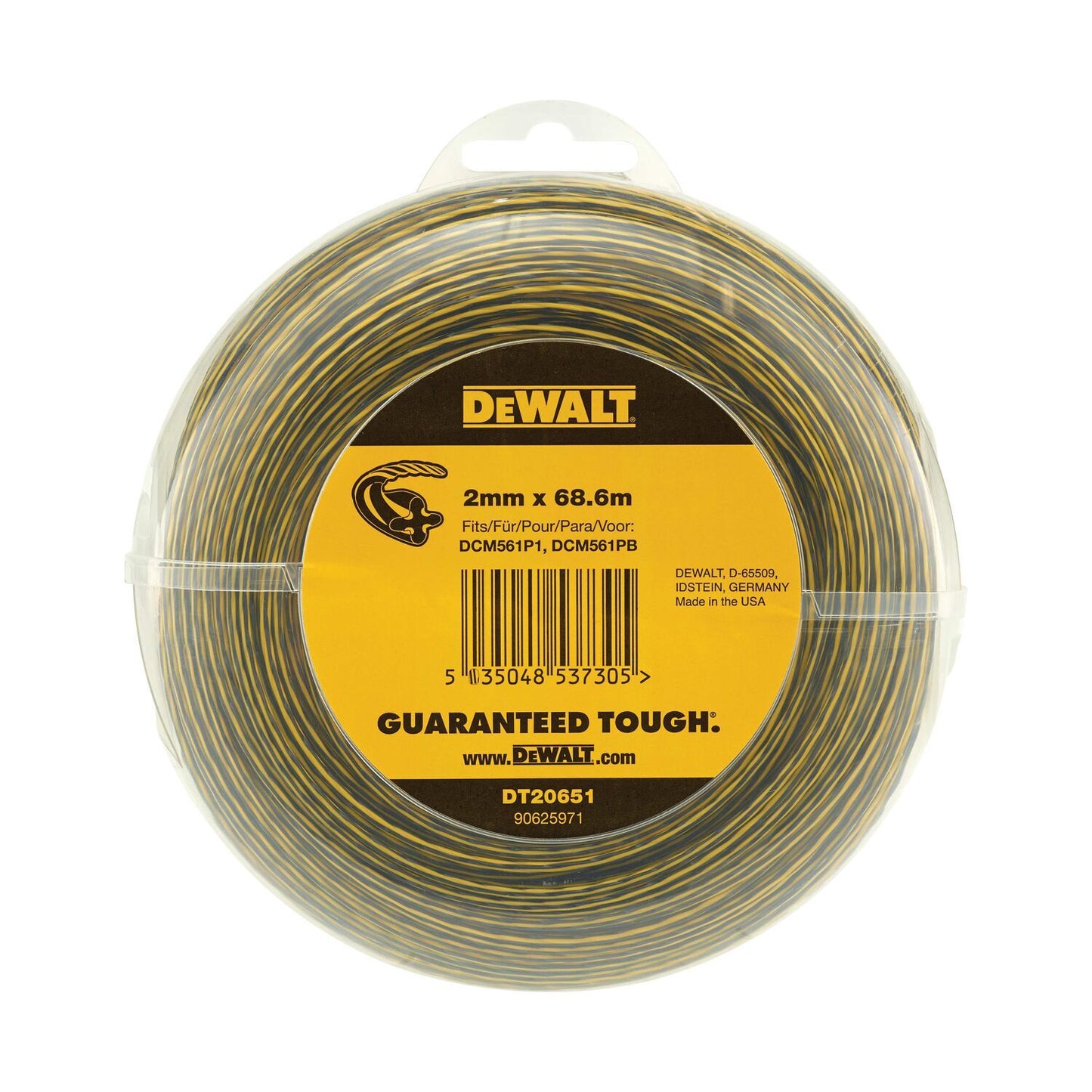 DT20651 Grastrimmerdraad 2mm x 68,8m