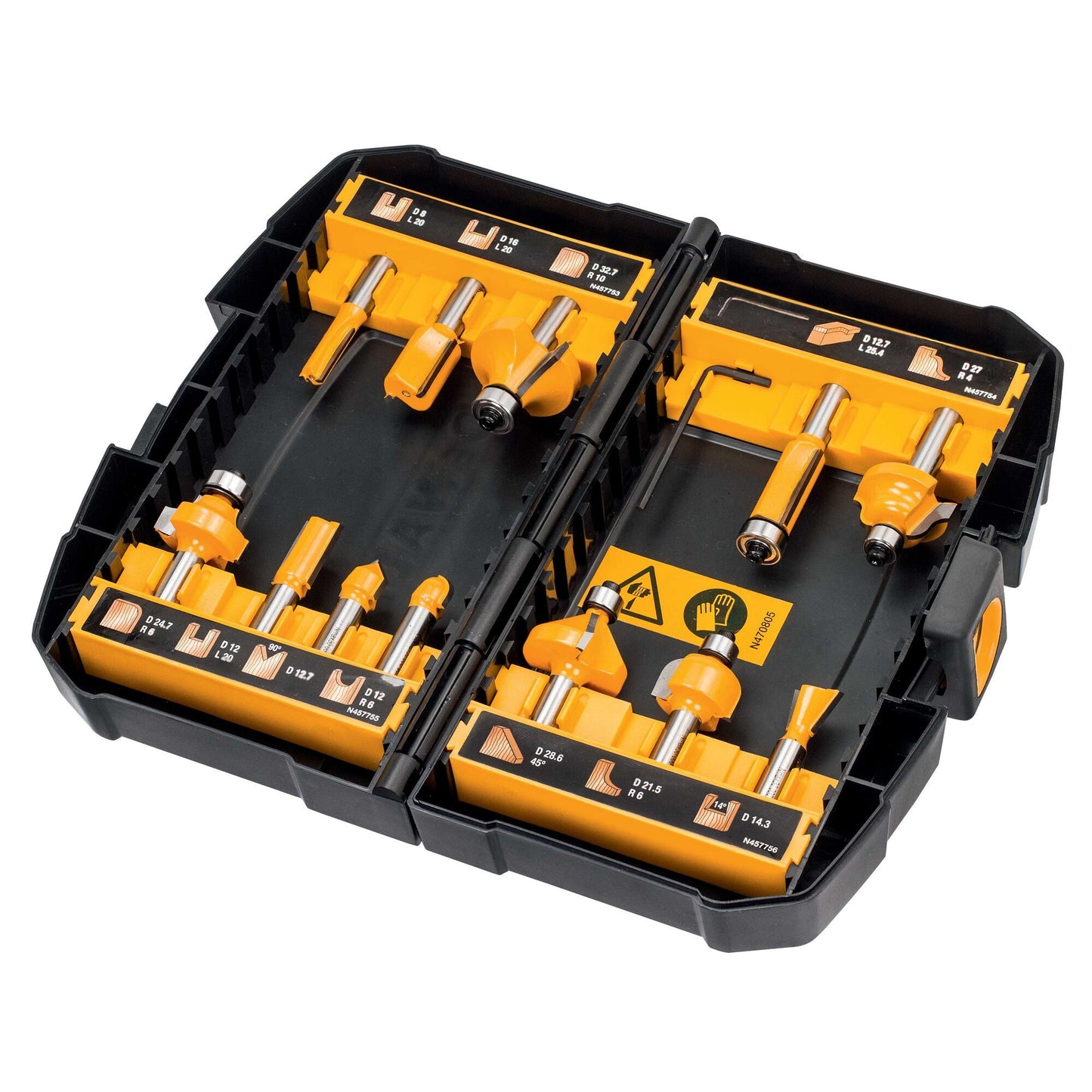 DT90016 / DR9992 Cutter set 12 pcs.