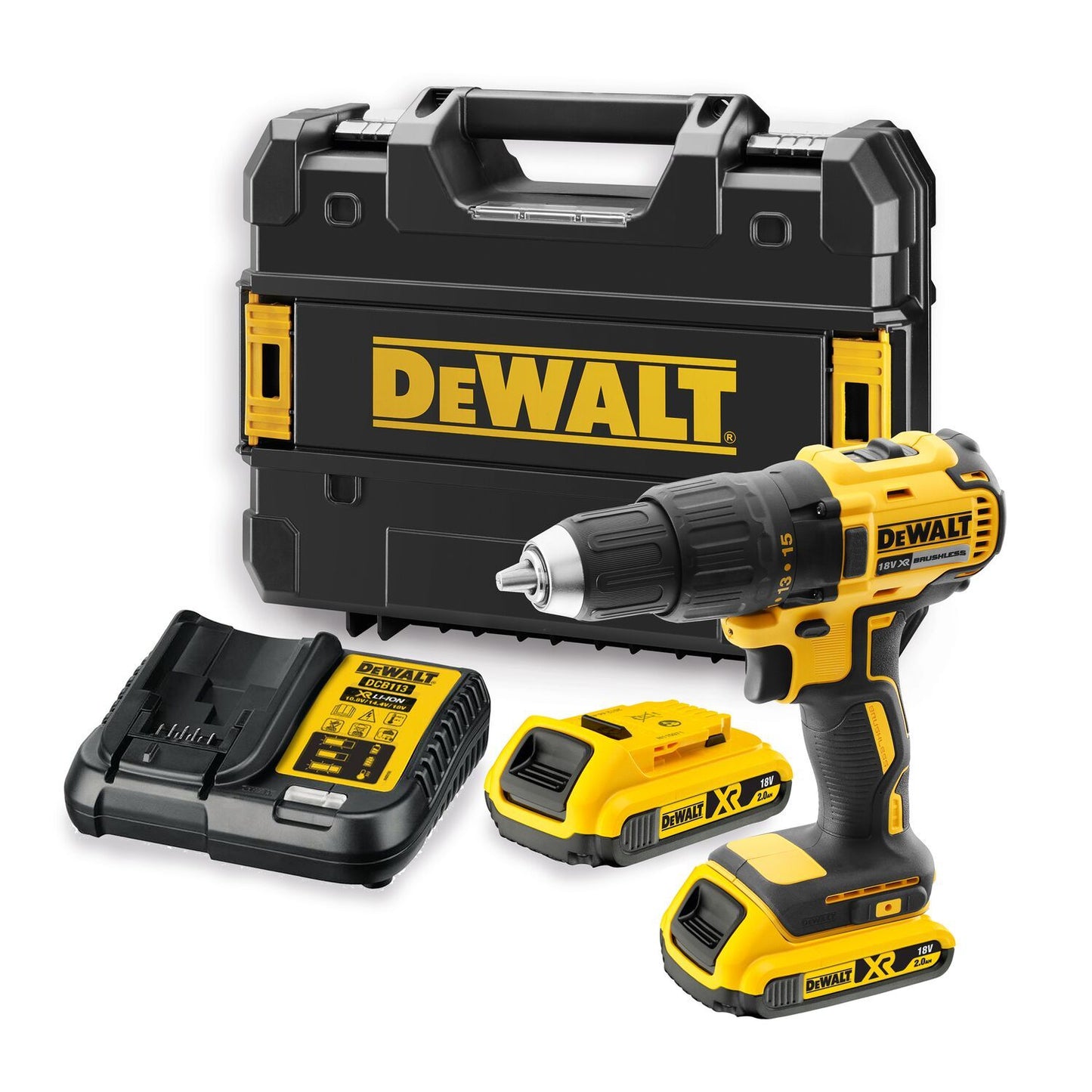 DCD777D2T Cordless Drill Driver 18V 2.0Ah XR Li-ion in TSTAK