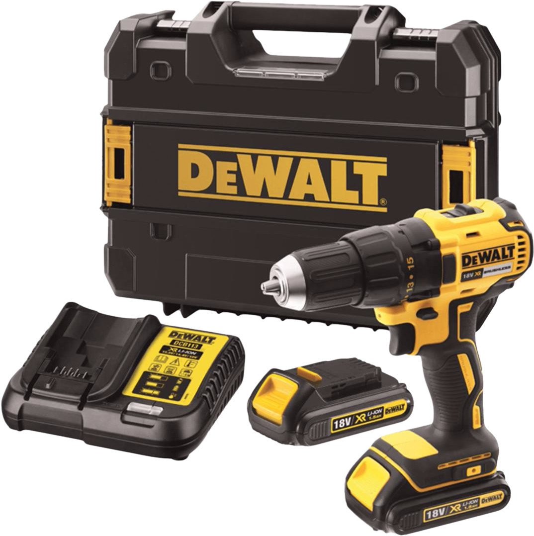 DCD777S2T Cordless Drill Driver 18V 1.5Ah XR in TSTAK