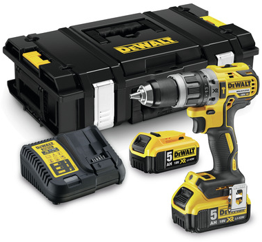 DCD796P2K Cordless Impact Drill/Screwdriver 18V 5.0Ah Li-Ion