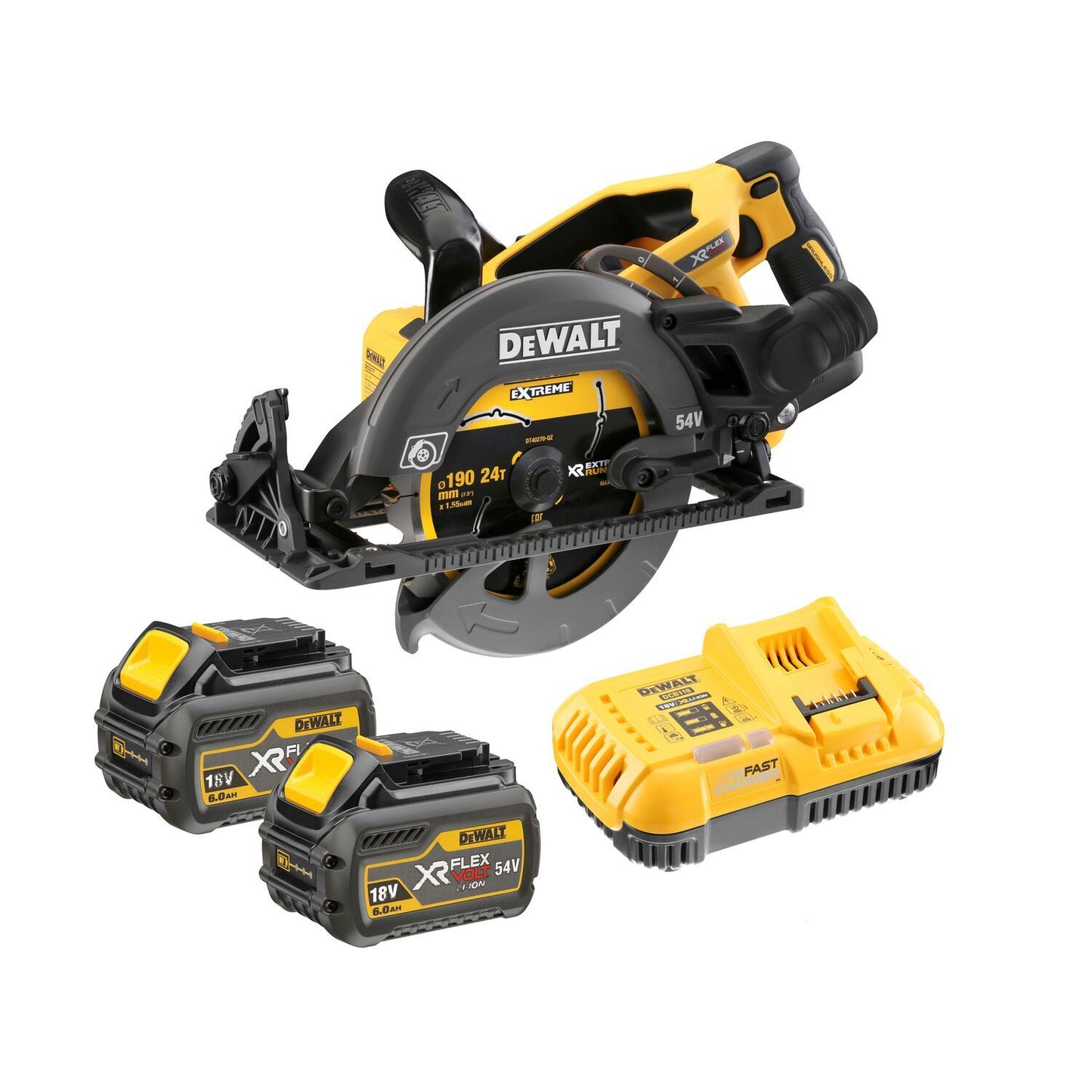 DCS577T2 Circular saw FlexVolt 54V 6.0Ah Li-ion in Bag