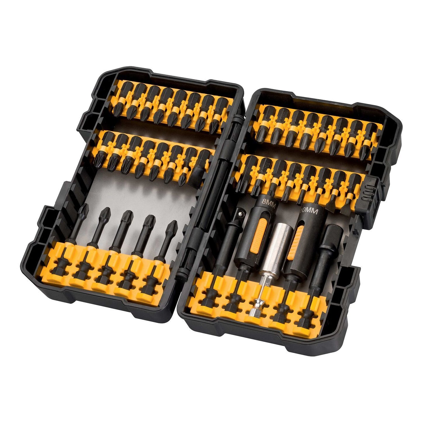 DT70580T 42-delige Impact Torsion Schroefbitset in Cassette