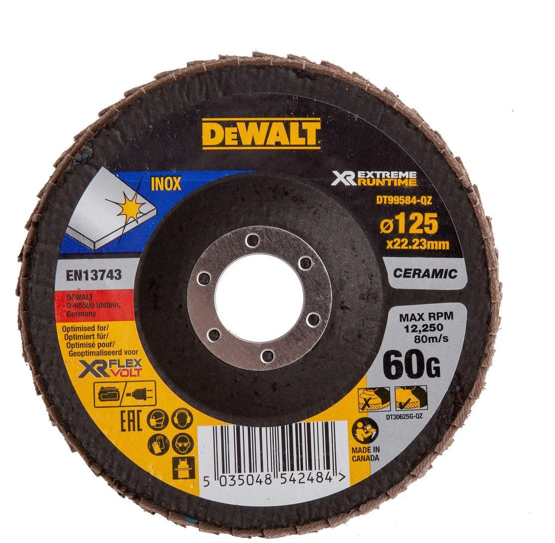 DT99584 XR Fächerscheibe 125mm 60G