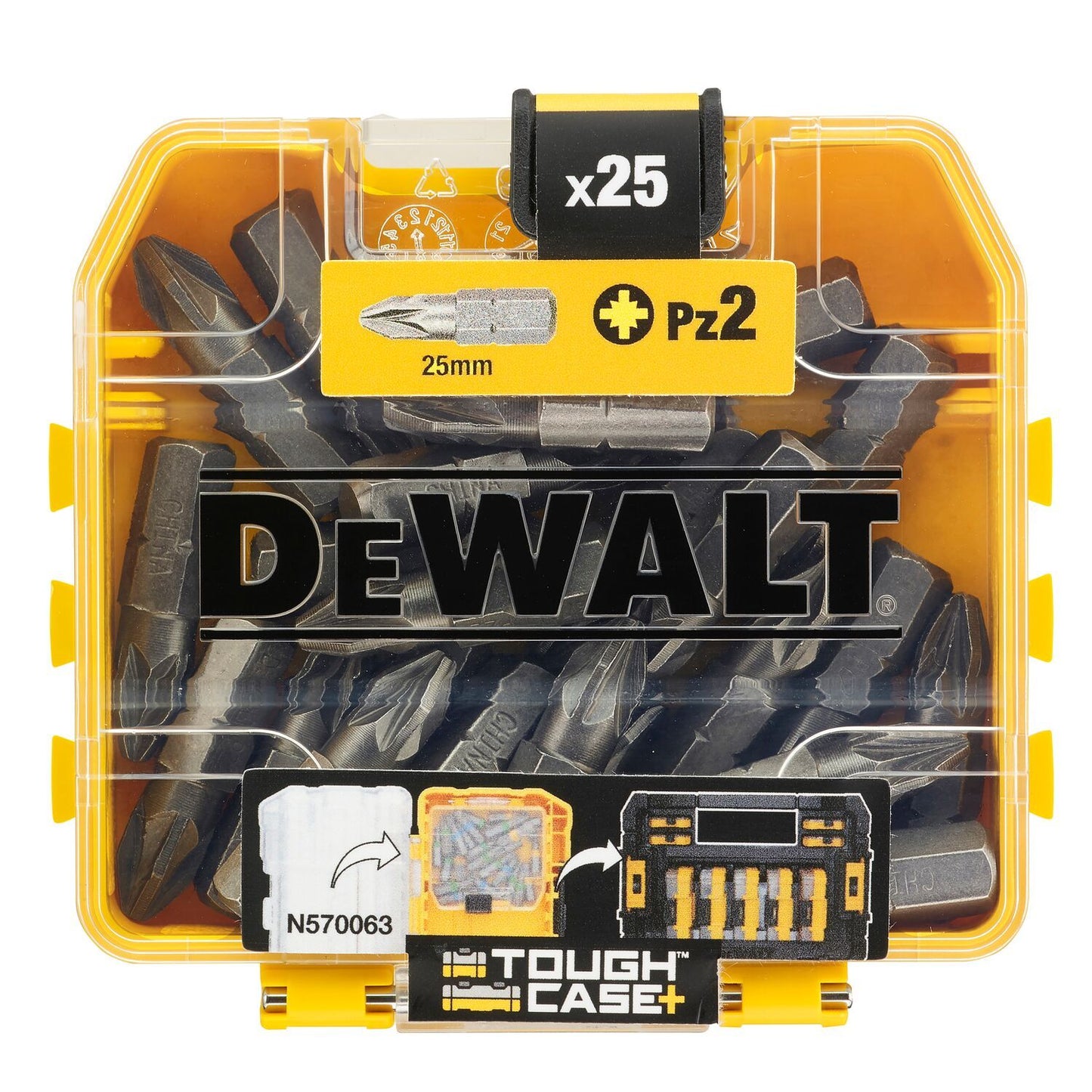 DT71521 PZ2 25 mm Schraubenbits 25 Stk