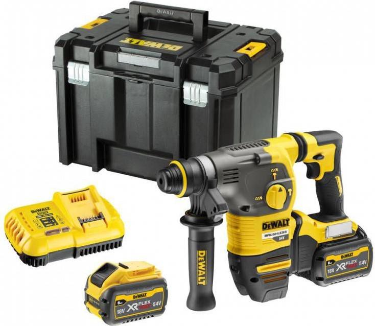 DCH323T2 Combi hammer SDS Plus XR FLEXVOLT 54V 6.0Ah Li-ion