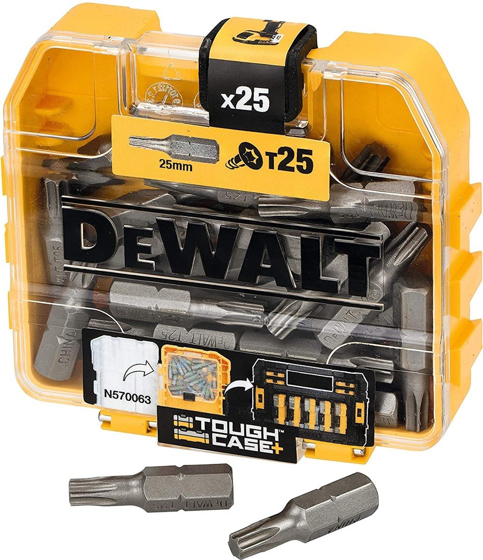 DT7962 Schraubenbits T25 - Torx 25 in Tic Tac Box