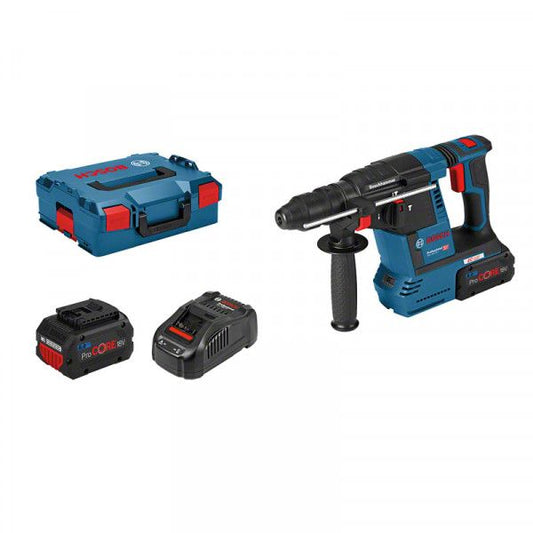 Professional GBH 18V-26 F Cordless Hammer Drill 18V 5.5Ah Li-Ion SDS PLUS 2.6J In L-Boxx - 061191000F