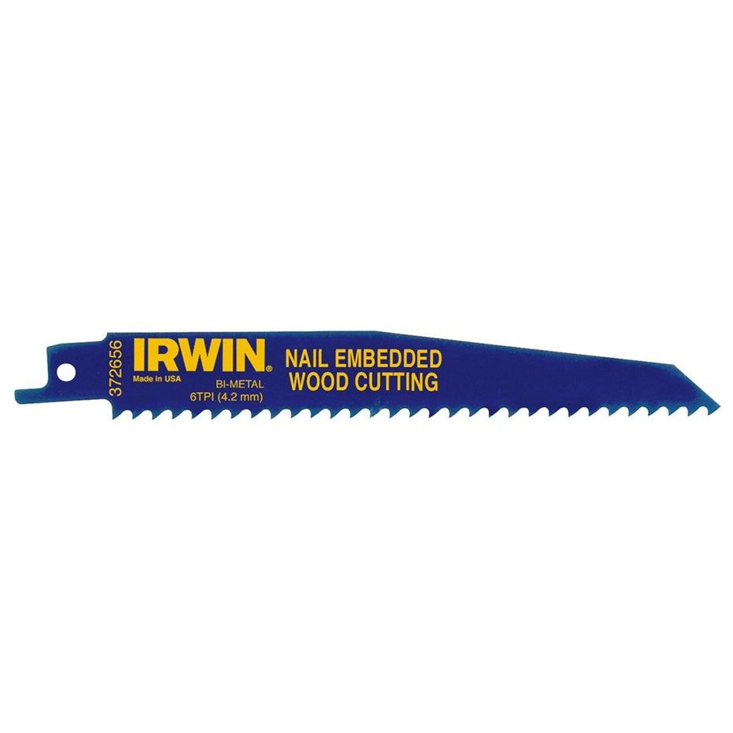 Irwin 656R 6"" / 150mm 6TPI, Cutting Wood with Nails - 10504146