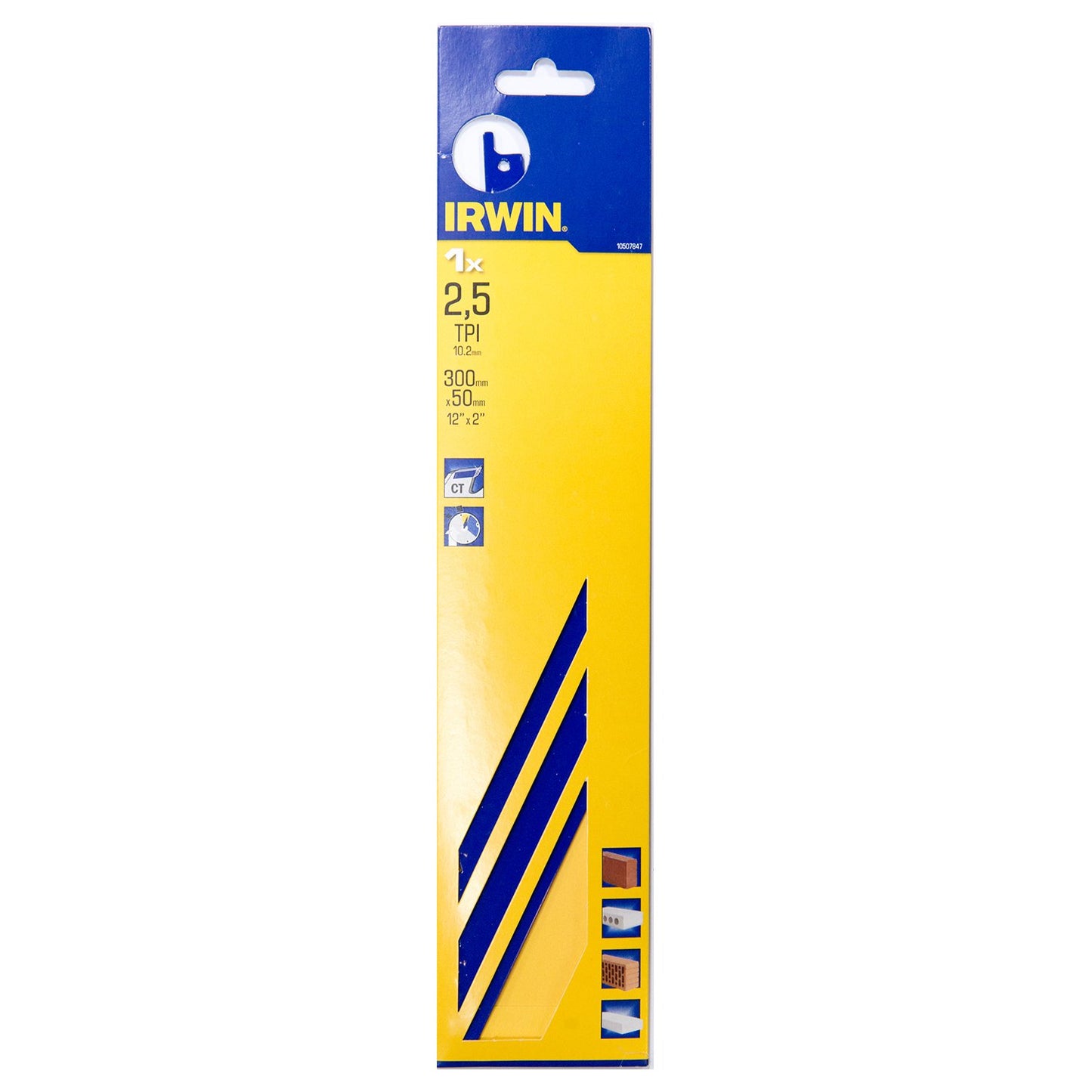 Irwin MRB 300 x 50 mm 2,5TPI, zagen in metselwerk - 10507847