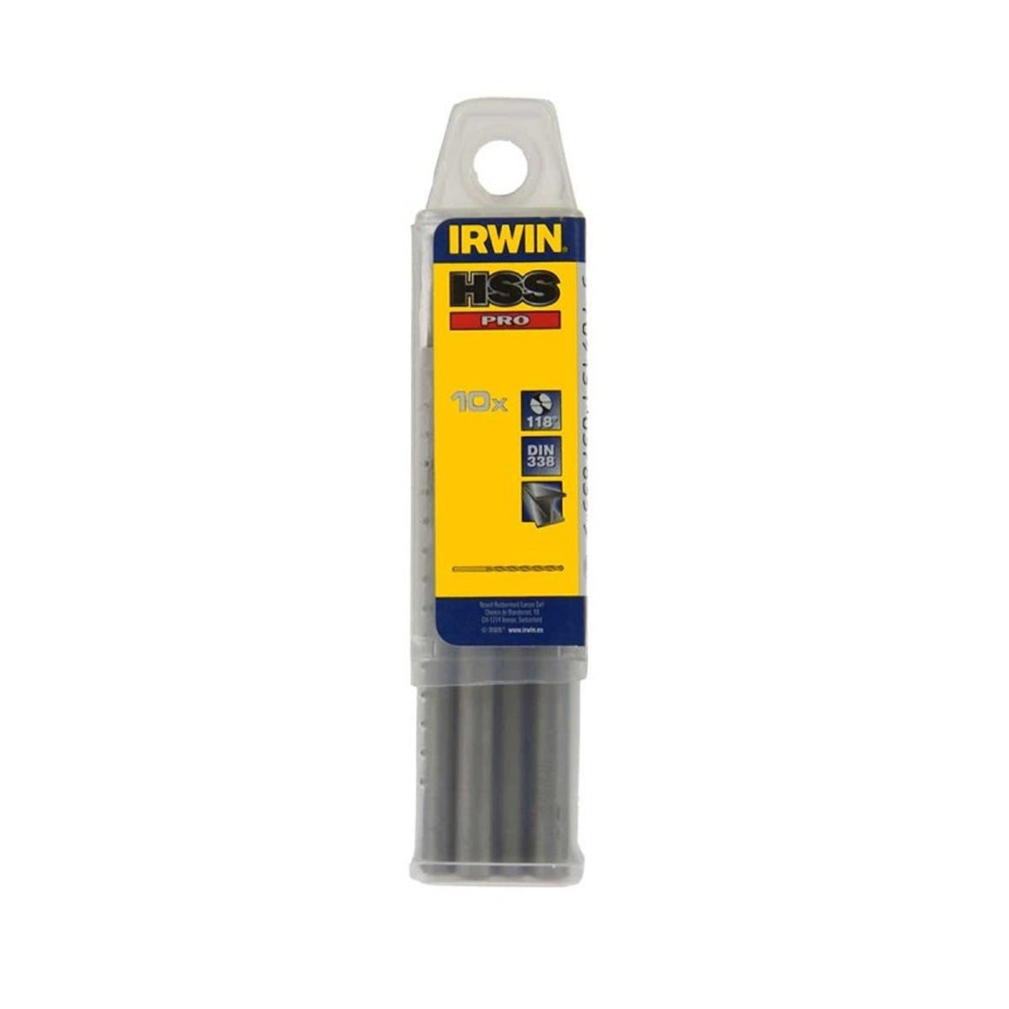 Irwin HSS PRO Metal drill 118° 3.5MM 10PCS - 10502266