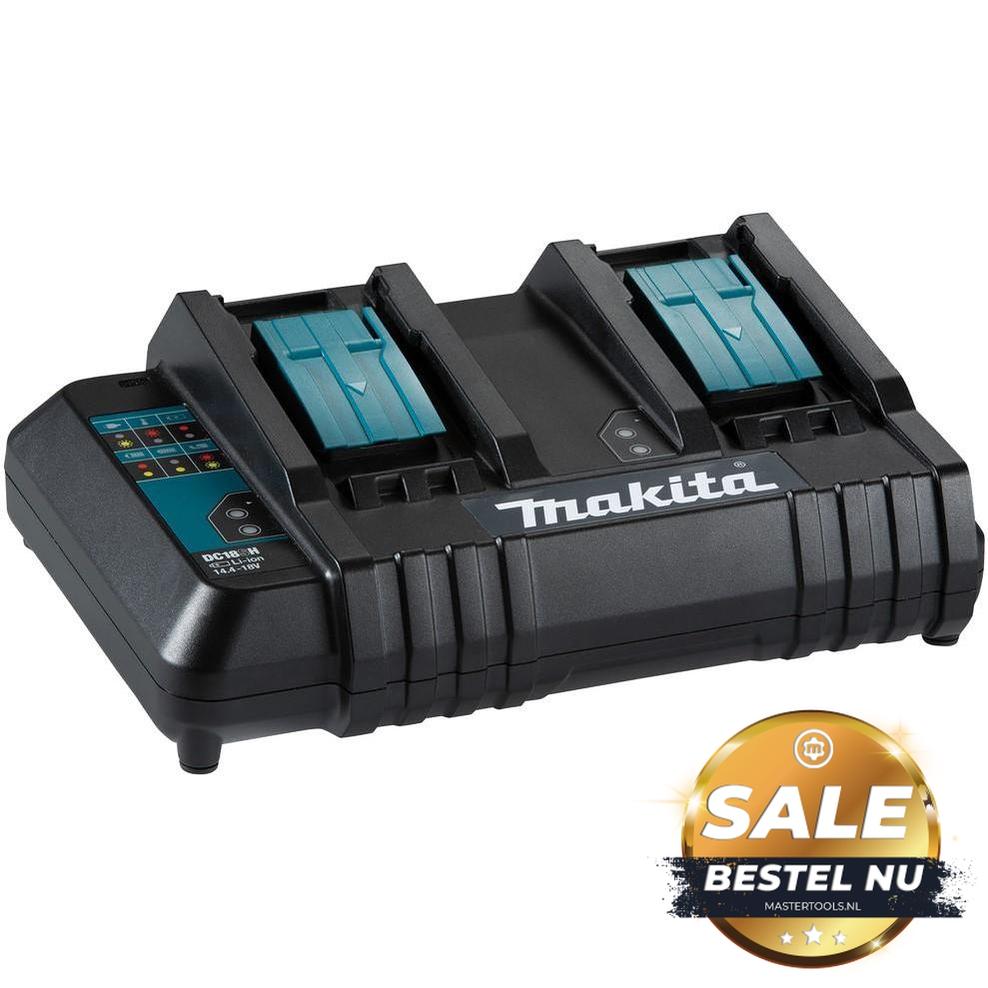 Makita DC18SH Accu Duolader Zonder USB Laadpoort 14,4V - 18V Li-Ion - 199687-4