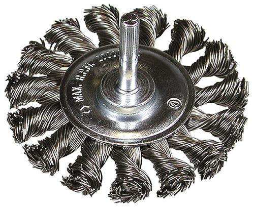 Round brush 75x6mmx0.5 with twisted steel wire - 751326