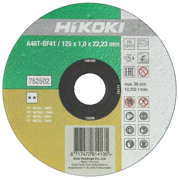 Cutting disc for stainless steel/metal 115 x 1 mm - 752501
