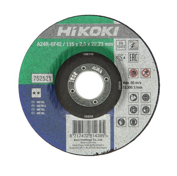 Cutting disc for metal 115 x 2.5 mm - 752521