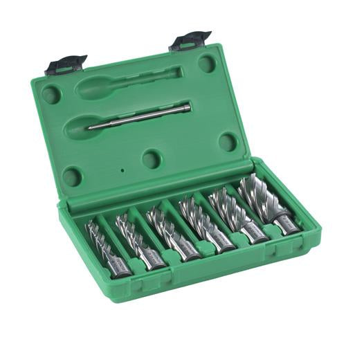 Core drill set 12/14/16/18/22/26 x 55 mm + centering pin (7 pieces) - 754499