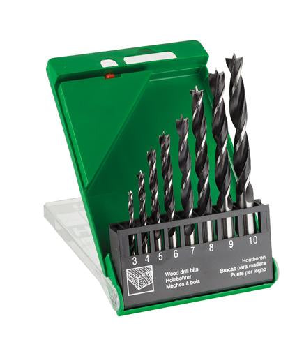 CASSETTE 8-DELIG HOUT SPIRAALBOREN (3-10MM) - 781982