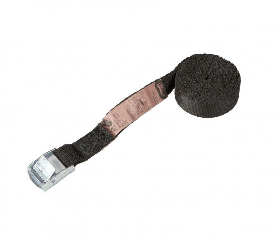 Little Jumbo Sjorband 25mm. ratel blauw 5.0m met S-haken zwart - 1825086000
