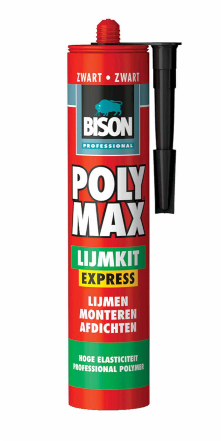 Poly Max® Lijmkit Express Zwart Koker 425g - 1490916