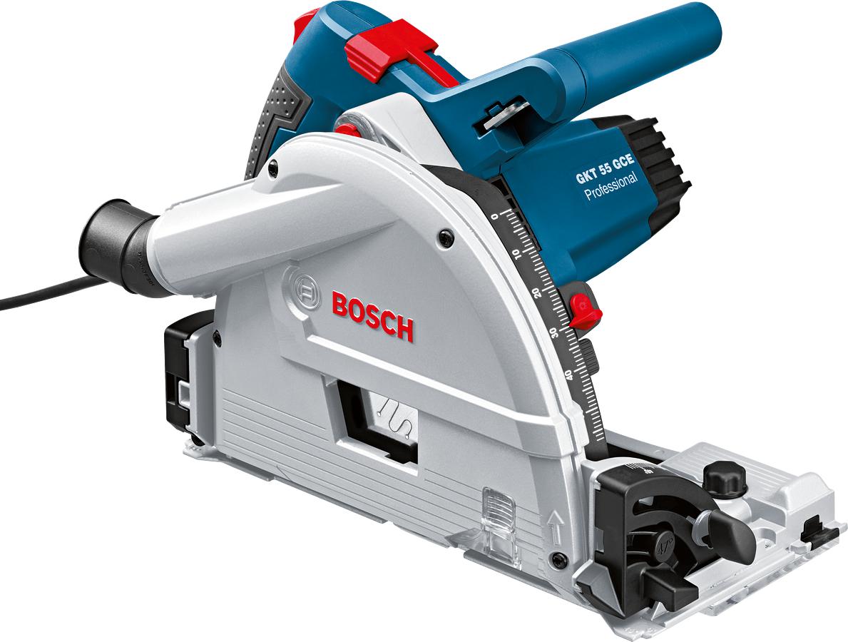 GKT 55 GCE Plunge saw Ø165 1400W + 1x guide rail in L-BOXX - 0615990M9D