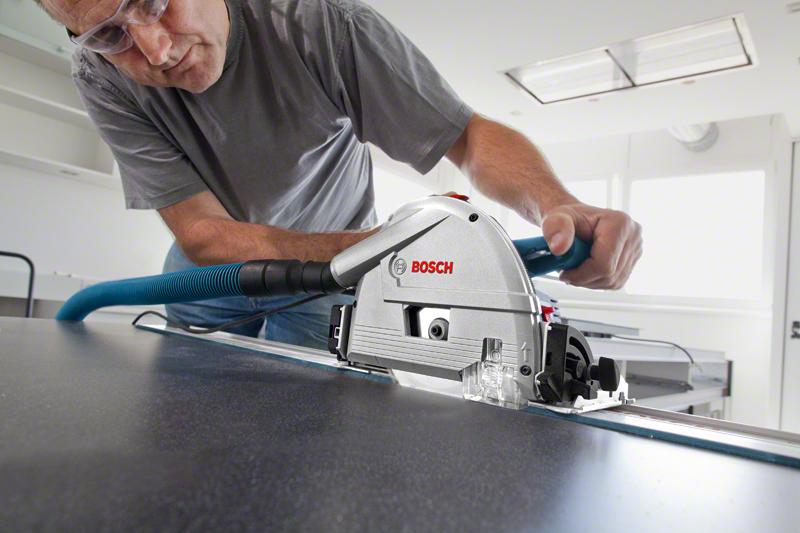 GKT 55 GCE Plunge saw Ø165 1400W + 1x guide rail in L-BOXX - 0615990M9D