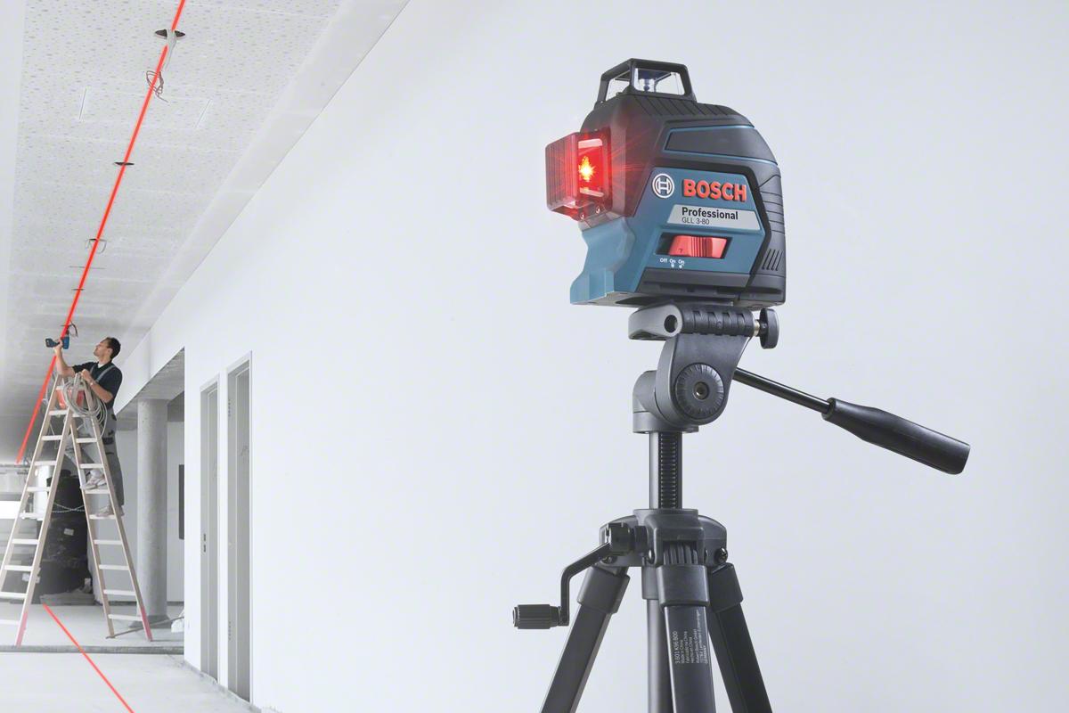 GLL 3-80 Cross Line Laser 3x360° Red in Case - 0601063S00