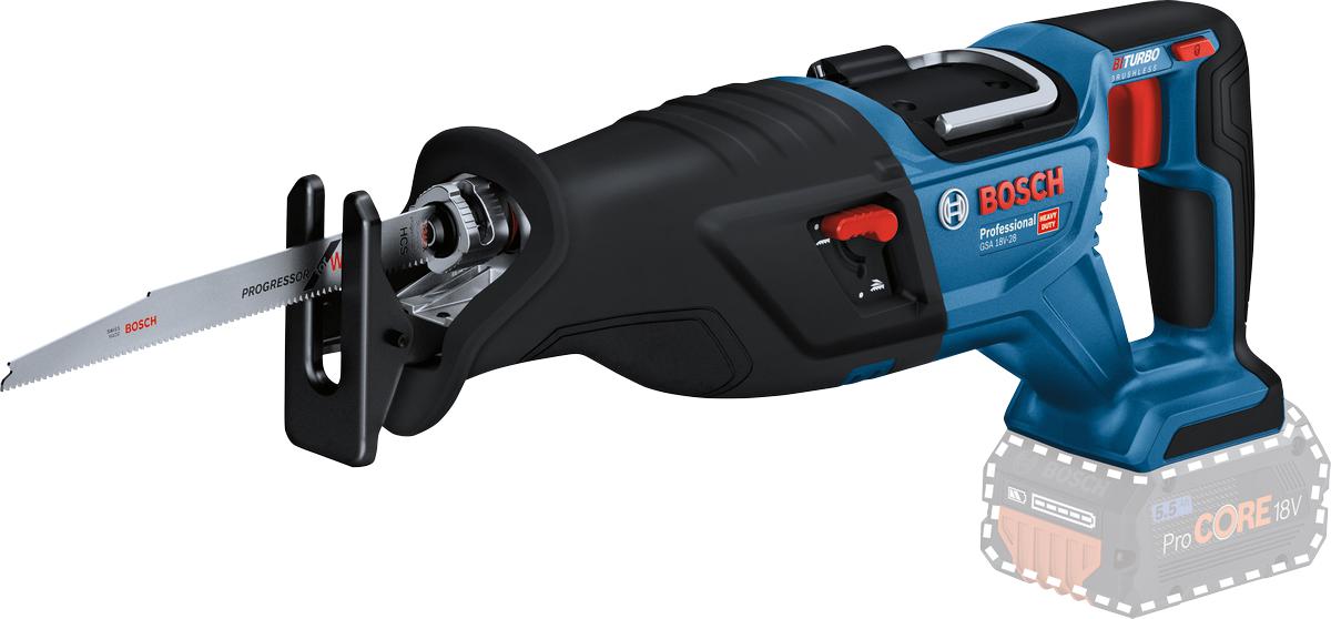 GSA 18V-28 Akku-Säbelsäge BITURBO 18V 5,5Ah in L-Boxx - 06016C0003