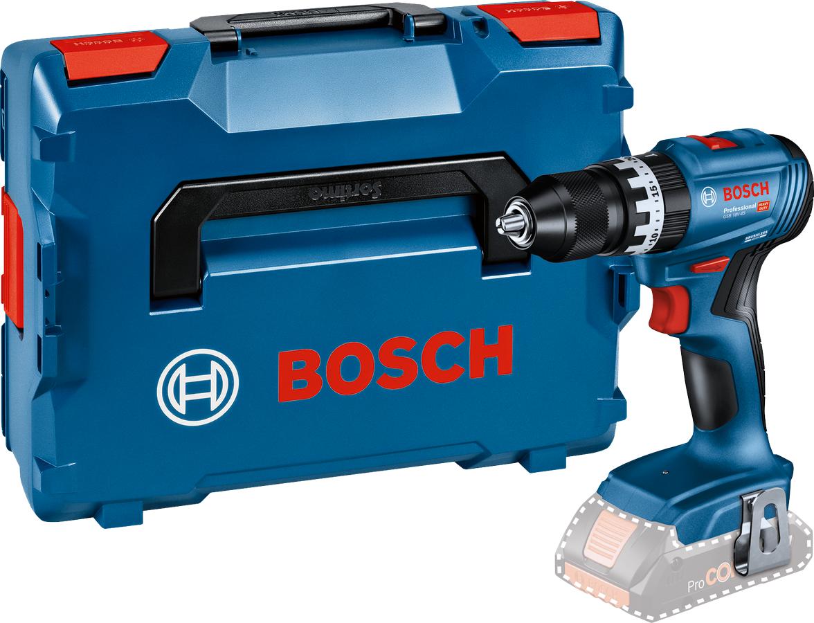 GSB 18V-45 Akku-Schlagbohrschrauber 18V Grundkörper in L-Boxx - 06019K3301