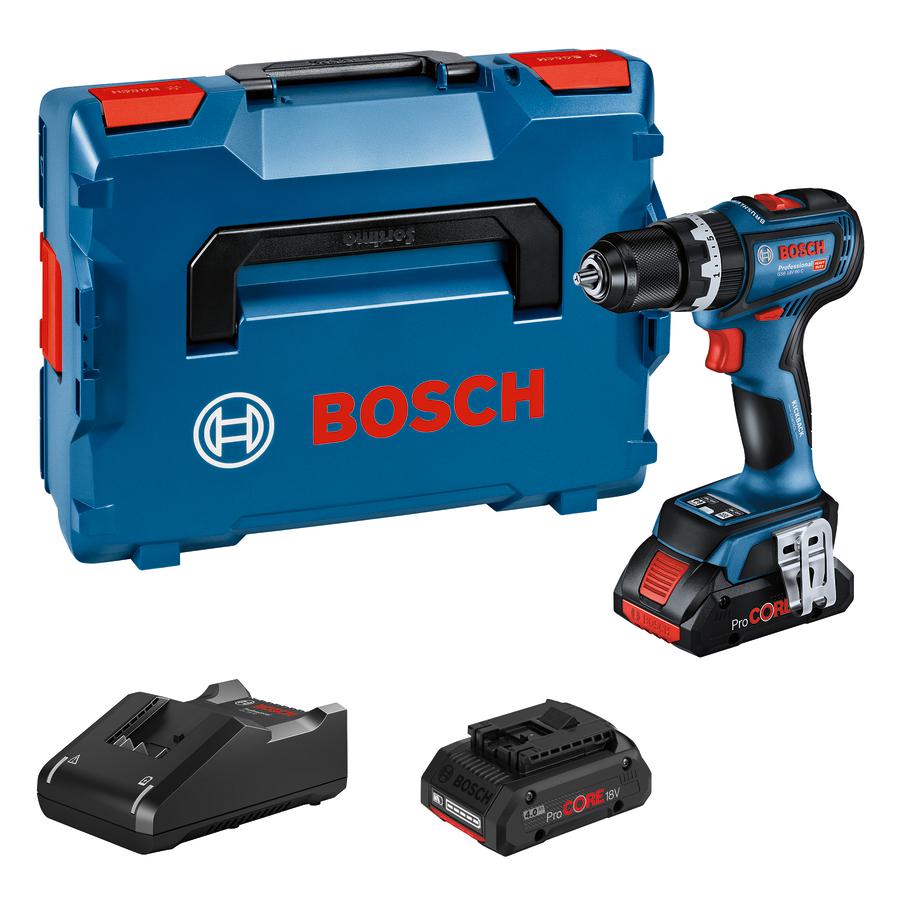 GSB 18V-90 C Akku-Schlagbohrschrauber 18V 4,0Ah in L-Boxx - 06019K6104