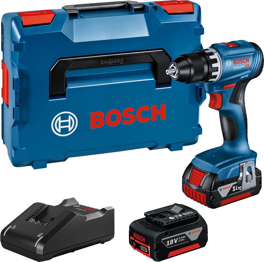 GSR 18V-45 Akku-Bohrschrauber 18V 3,0Ah in L-Boxx - 06019K3204