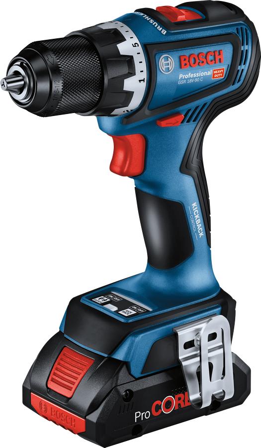 GSR 18V-90 C Cordless Drill Driver 18V Basic Body in L-Boxx - 06019K6002