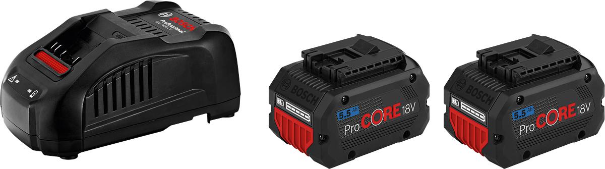 Starter set ProCORE18V 2x 5.5 Ah - 1600A0214C