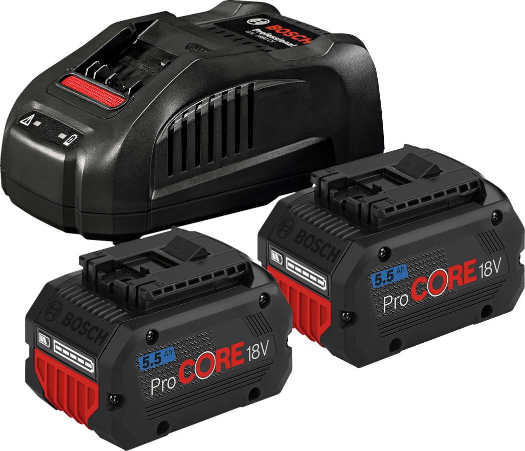 Starter set ProCORE18V 2x 5.5 Ah - 1600A0214C