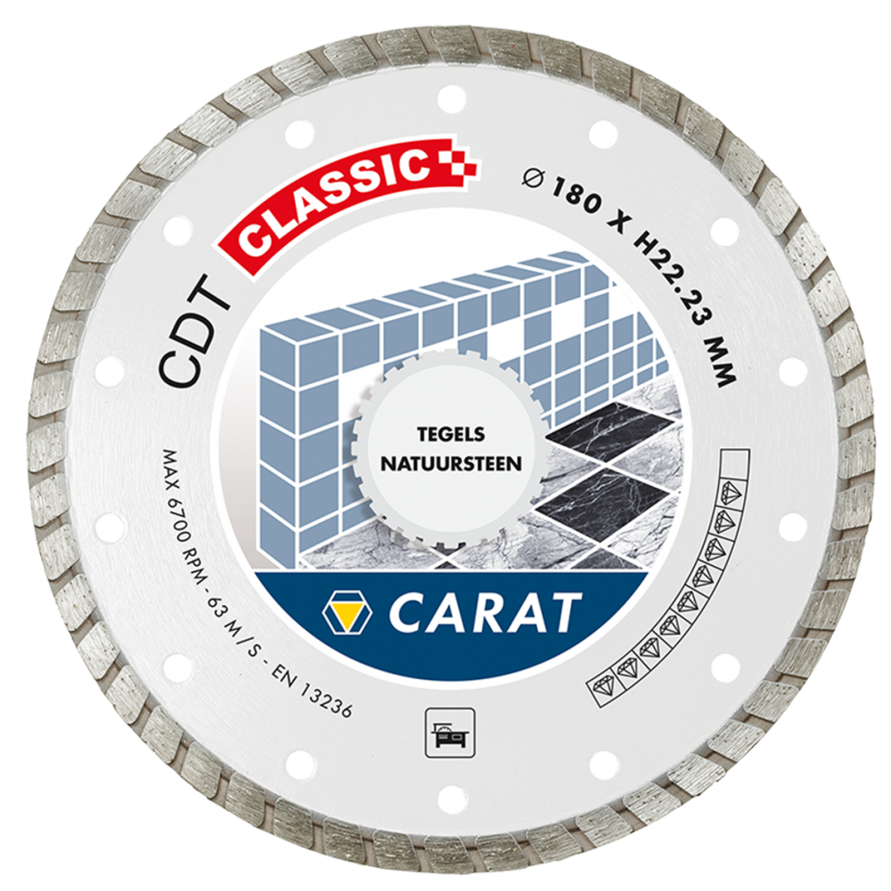 CARAT DIAMANTZ. BETON/NAT.STEEN Ø180x22,23 MM, CDTC CLASSIC