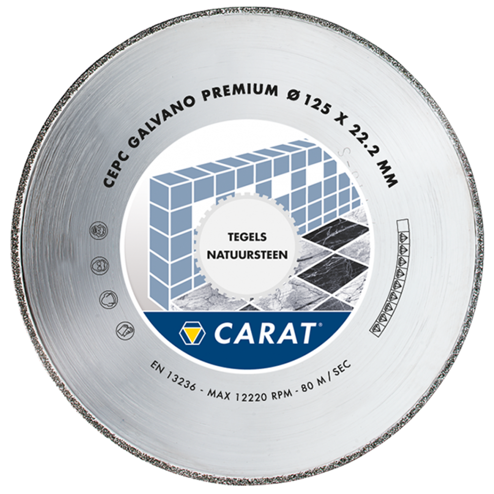 CARAT GALVANO Ø230x22,23 MM, CEPC CLASSIC