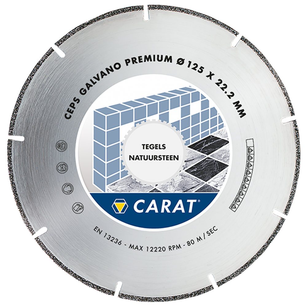 CARAT GALVANO Ø115x22,23 MM, CEPS CLASSIC