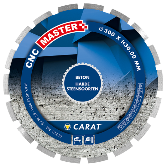 CARAT DIAMANTZAAG BETON Ø500x25,40MM, CNC MASTER