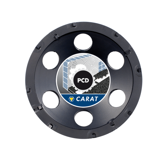 CARAT SLIJPKOP VOOR LIJM/VERFRESTEN Ø180x22,23 MM, PCD MASTER