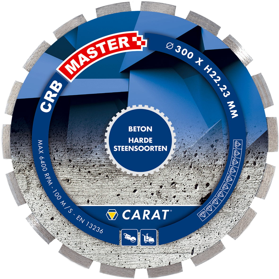 CARAT DIAMANTZAAG BETON Ø300x20,00MM, CRB MASTER
