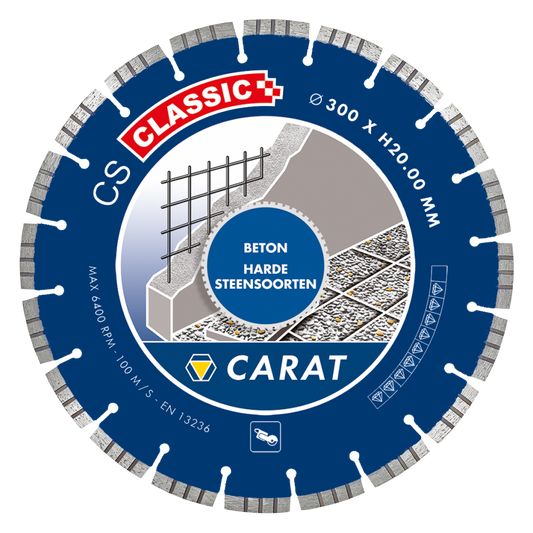 CARAT DIAMANTZAAG BETON Ø400x20,00MM, CS CLASSIC