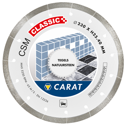 CARAT DIAMANTZAAG TEGELS Ø300x25,40MM,CSM CLASSIC
