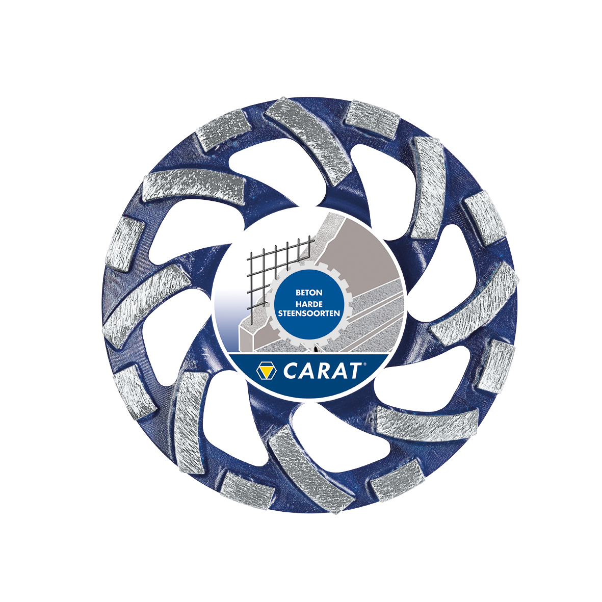 CARAT SLIJPKOP BETON Ø180x22,23 MM DUSTEC®, CUBC CLASSIC