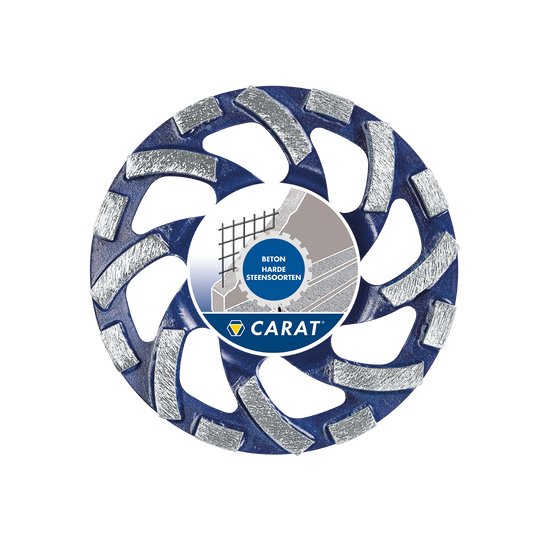 CARAT SLIJPKOP BETON Ø180x22,23 MM DUSTEC®, CUBC CLASSIC