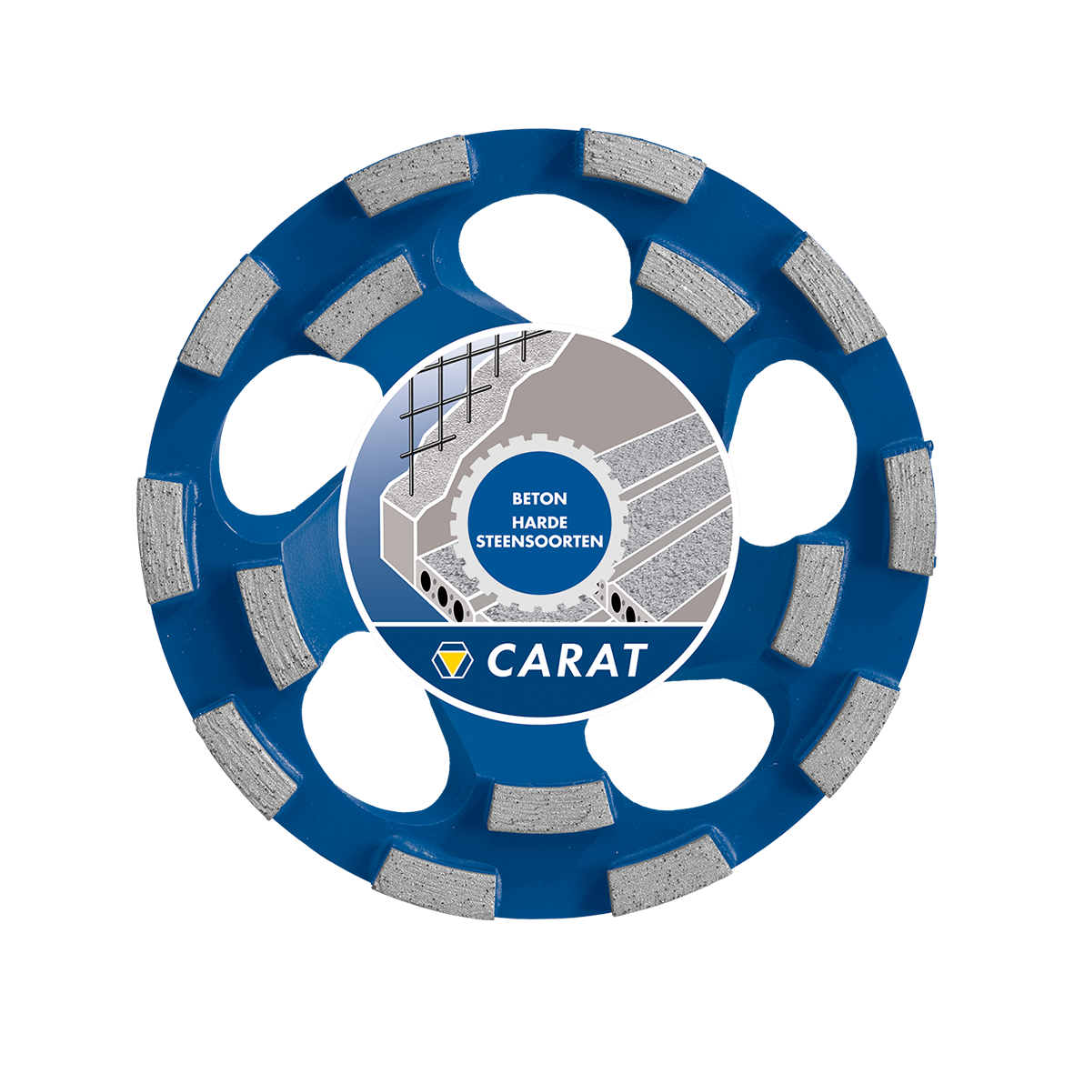 CARAT SLIJPKOP BETON Ø180x22,23 MM DUSTEC®, CUBD MASTER