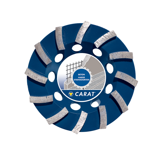 CARAT SLIJPKOP BETON Ø115x22,23 MM DUSTEC®, DG CLASSIC