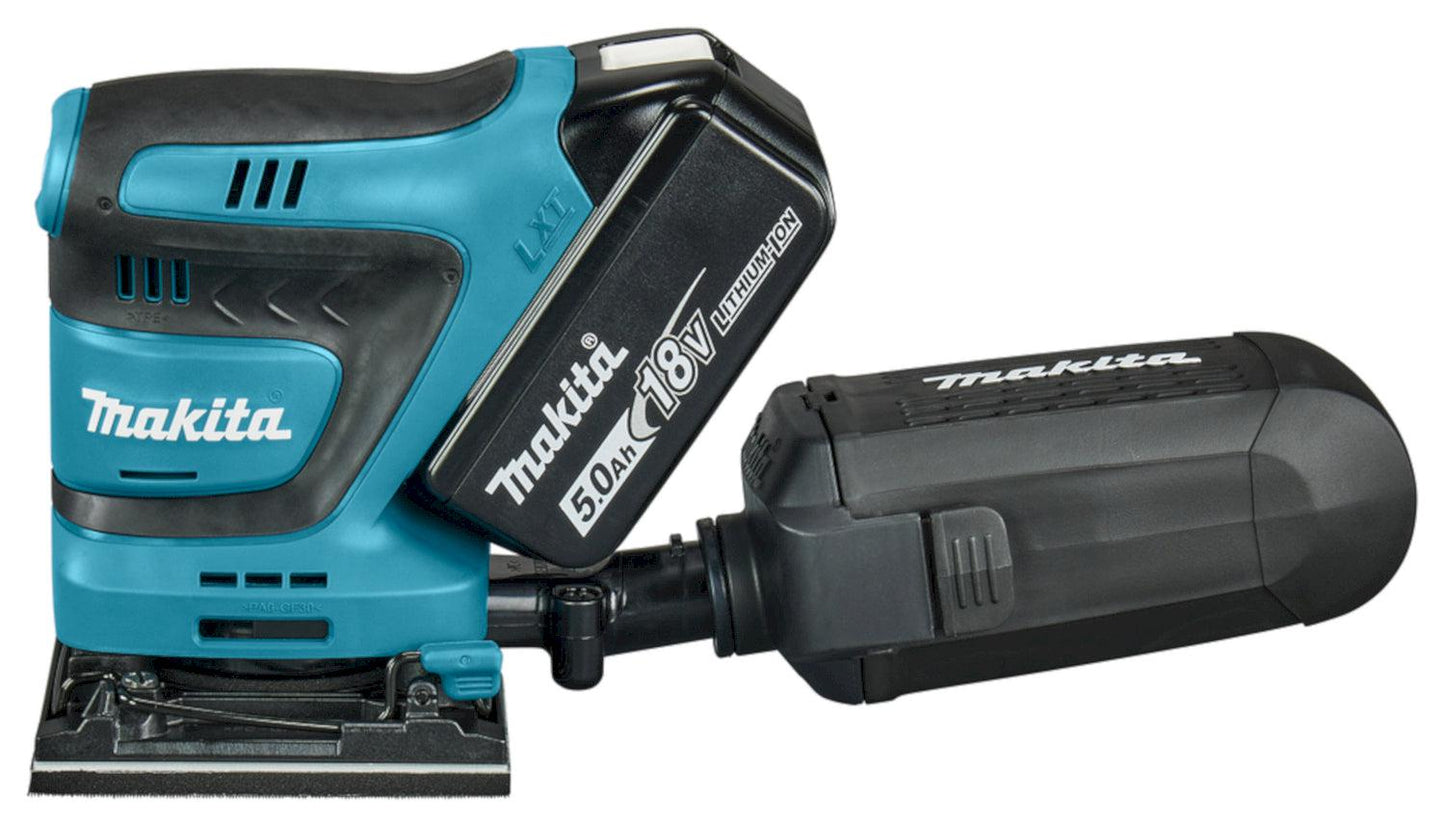 DBO480RTJ Accu Handpalm Vlakschuurmachine 18V 5.0Ah in MBox