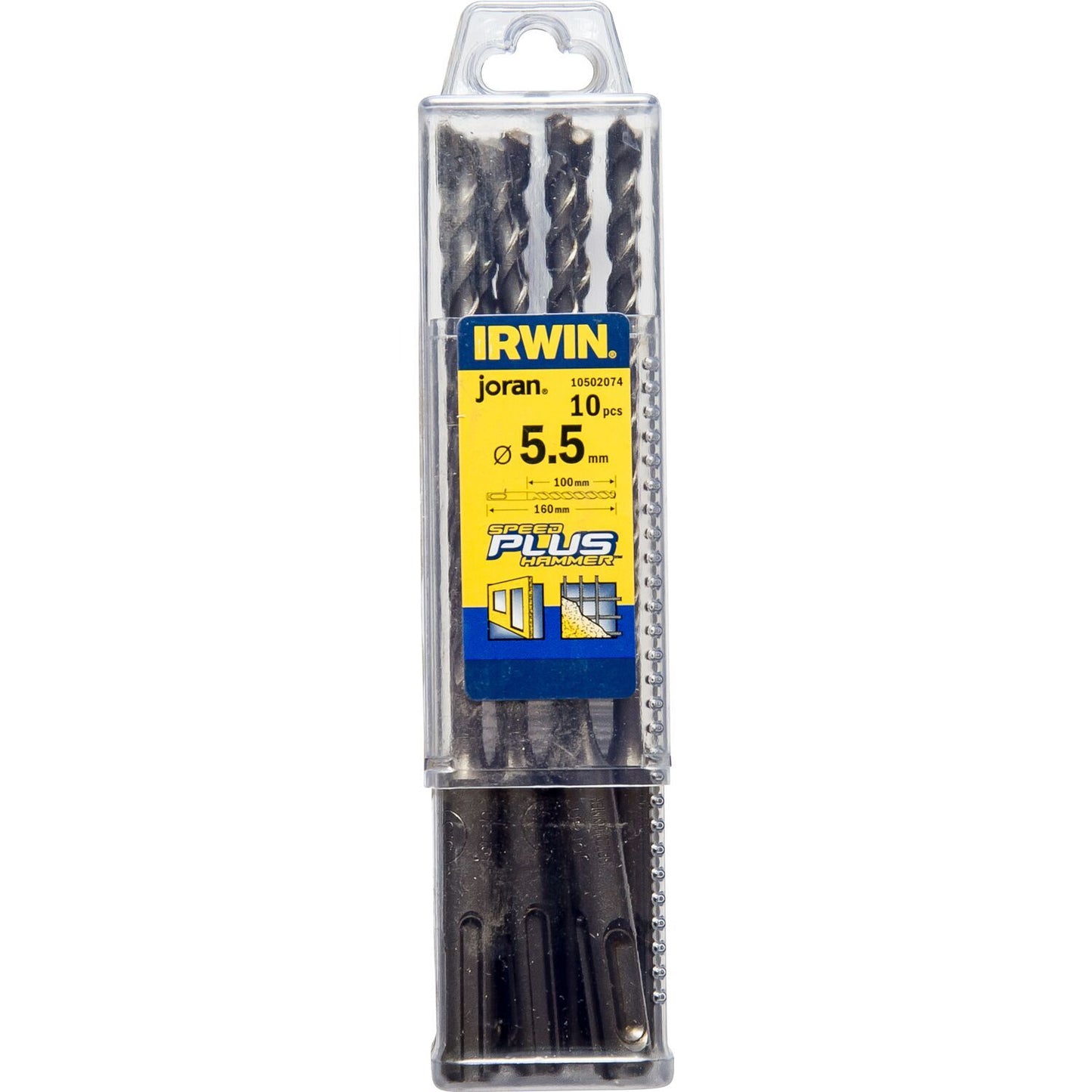 Irwin SDS+ betonboor 5.5X160 MM 10 PCS - 10502074
