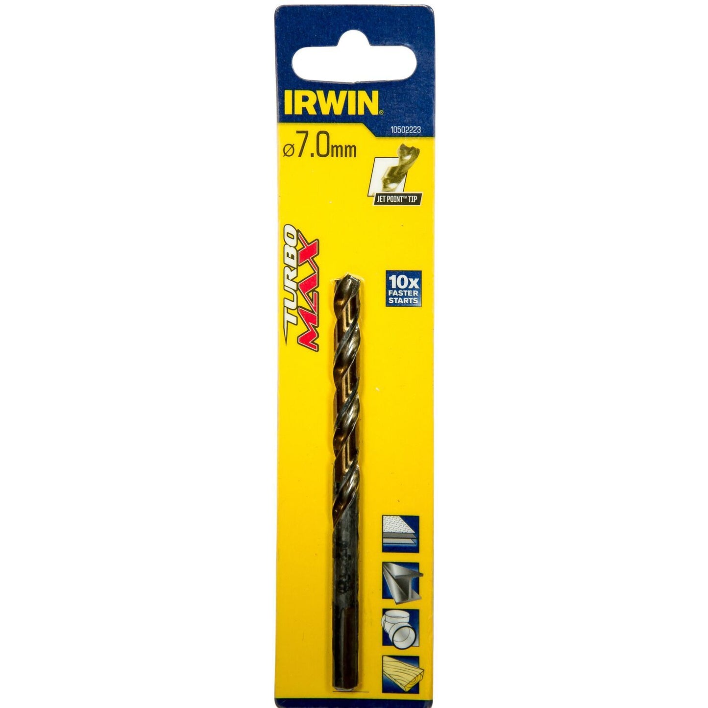 Irwin HSS Metaalboor Turbomax 7.0 X 109 - 10502223