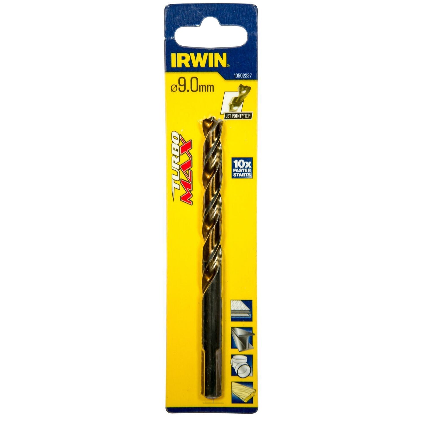 Irwin HSS Metaalboor Turbomax 9.0 X 125 - 10502227